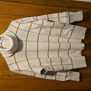 Women's Madewell Pearldale Sweater In Windowpane Size S